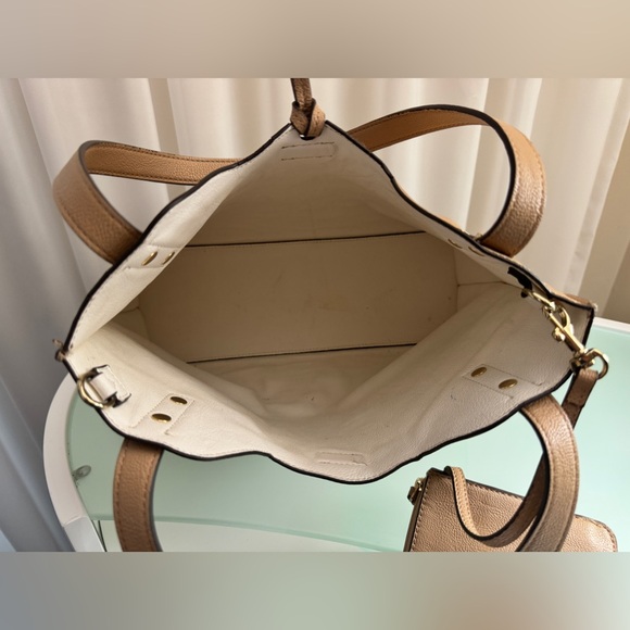 Calvin Klein Leather Tote - Picture 6 of 10